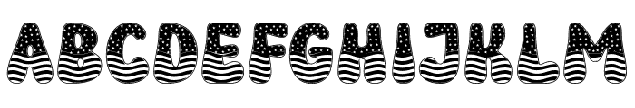 Usa Style Font UPPERCASE