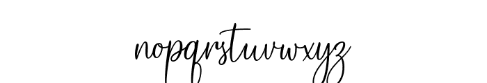 Usa Stylish Script Font LOWERCASE