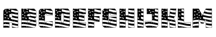 Usa Vibes Font UPPERCASE