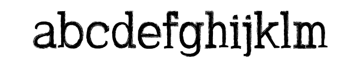 Ustilago-Regular Font LOWERCASE
