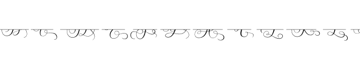 Utah Monogram Lowercase Font UPPERCASE
