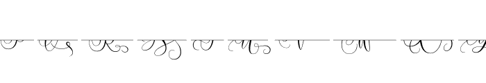 Utah Monogram Lowercase Font UPPERCASE