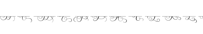 Utah Monogram Lowercase Font LOWERCASE