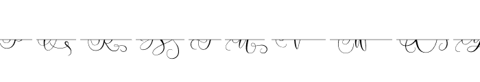 Utah Monogram Lowercase Font LOWERCASE