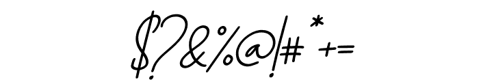 Utophia Elizabets Italic Font OTHER CHARS