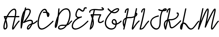 Uttarha Bold Italic Font UPPERCASE