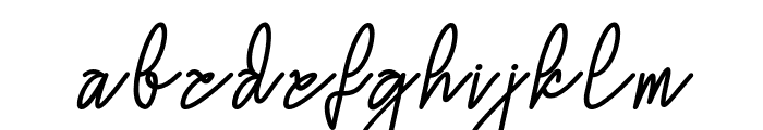 Uttarha Bold Italic Font LOWERCASE