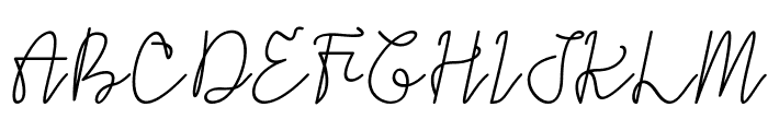 Uttarha Italic Font UPPERCASE