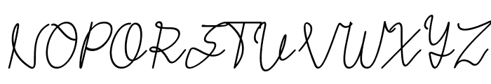Uttarha Italic Font UPPERCASE