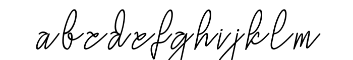 Uttarha Italic Font LOWERCASE