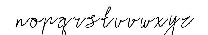 Uttarha Italic Font LOWERCASE