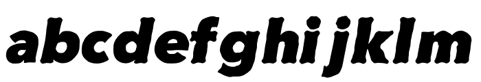 Uzairr Grit Bold Font LOWERCASE