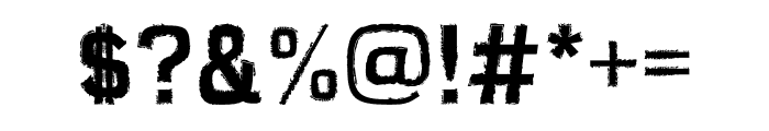 Uziah-Regular Font OTHER CHARS