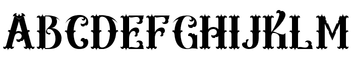 VAMPIRE Regular Font LOWERCASE