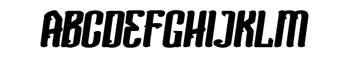 VANSHOREG-Regular Font UPPERCASE