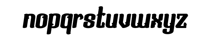 VANSHOREG-Regular Font LOWERCASE