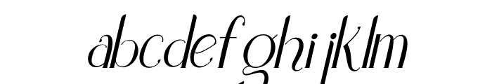 VAROSH Italic Font LOWERCASE
