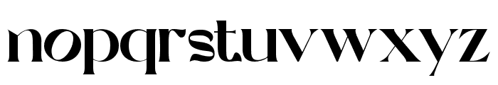 VEISSEY MODERN Regular Font LOWERCASE