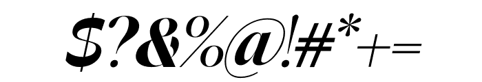 VEMKA Italic Font OTHER CHARS