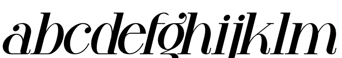 VENEZULA Italic Font LOWERCASE