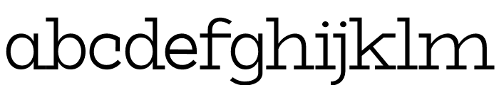 VERGHO Light Font LOWERCASE