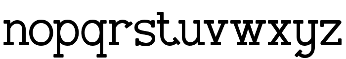 VERHOLE Regular Font LOWERCASE