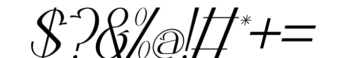 VEROLAX Italic Font OTHER CHARS