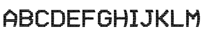 VHS Glitch 1 - Lower Font UPPERCASE