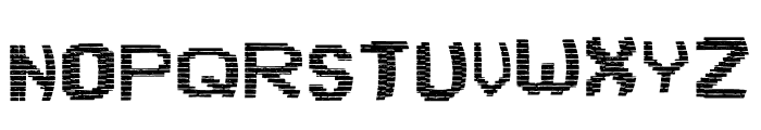 VHS Glitch 1 - Lower Font LOWERCASE