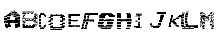 VHS Glitch 1 - Mixed Font LOWERCASE