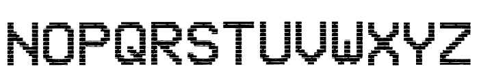 VHS Glitch 1 - Regular Font UPPERCASE