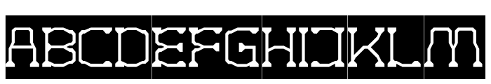 VIRTUAL GRAPHIC-Inverse Font UPPERCASE
