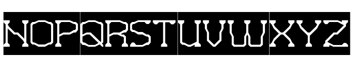 VIRTUAL GRAPHIC-Inverse Font UPPERCASE