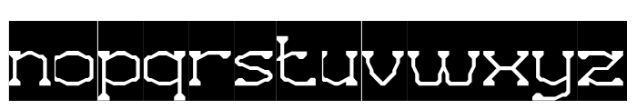 VIRTUAL GRAPHIC-Inverse Font LOWERCASE