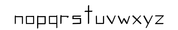 VIVIETTE Regular Font LOWERCASE