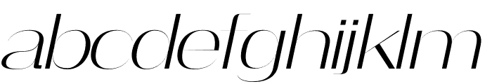 VOGUA Italic Font LOWERCASE