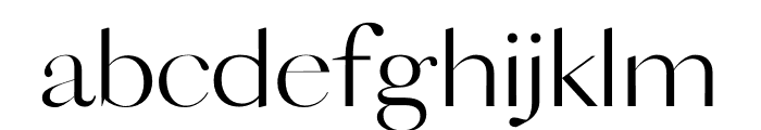 VOGUISH Light Font LOWERCASE