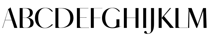 VOGUISH Font UPPERCASE