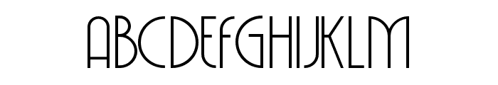 VOLTDECO-Light Font LOWERCASE