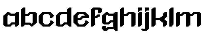 VOLTRAX Font LOWERCASE