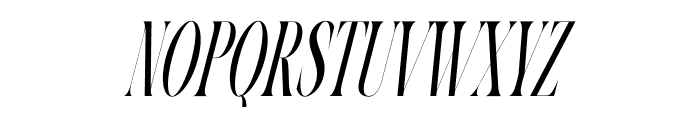 VOLTUNE Italic Font UPPERCASE