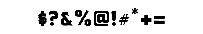 VVDS_TheBartender Serif Bold Pressed Font OTHER CHARS