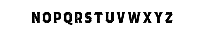 VVDS_TheBartender Serif Pressed Font LOWERCASE
