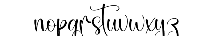 Vacation Signature Font LOWERCASE