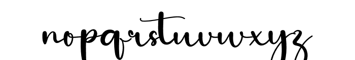 Vacationist Font LOWERCASE