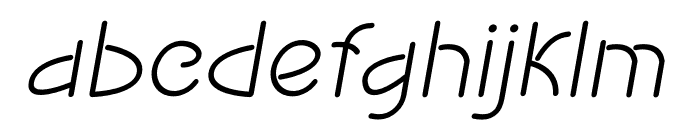 Vagary Bold Italic Font LOWERCASE