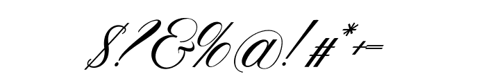 VagenthaCalligraphy Font OTHER CHARS