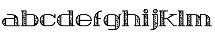 Vahontes Font LOWERCASE