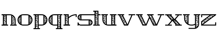 Vahontes Font LOWERCASE