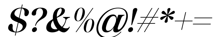 Valaneir-Italic Font OTHER CHARS